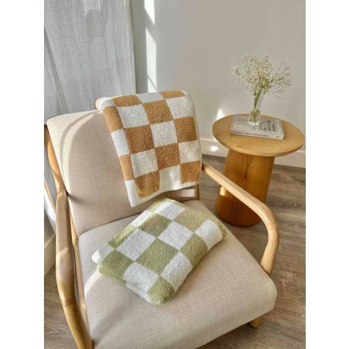 checkered baby blanket, toddler soft blanket, boy + girl infant gift