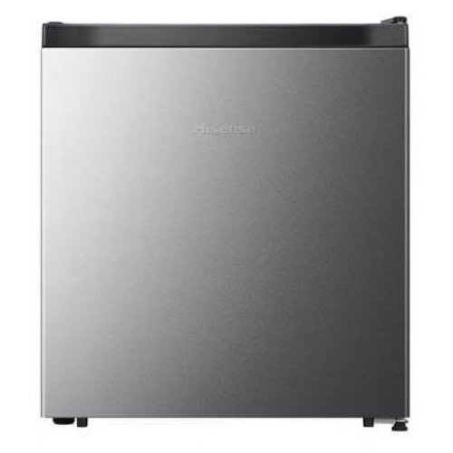 Hisense 1.6 Cu Ft Single Door Mini Fridge, Silver, Energy Star, 1 Year Warranty, WMS017M6XVE New