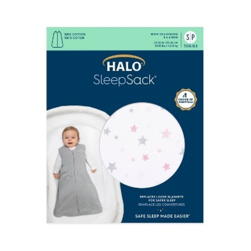 Halo Innovations Sleepsack 100% Cotton Wearable Blanket - Neutral