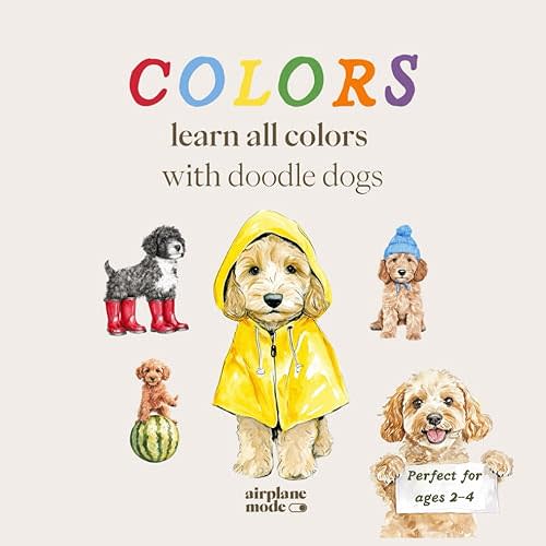 COLORS: learn all colors with doodle dogs Paperback – September 9, 2024