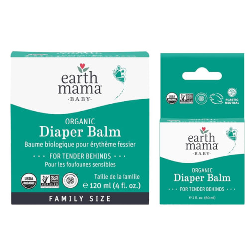 Earth Mama Organic Diaper Balm Multipurpose Baby Ointment Set | EWG Verified, Petroleum & Fragrance Free with Calendula for Sensitive Skin