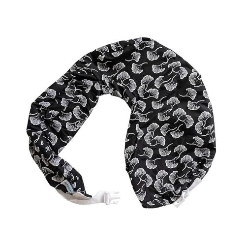 My Brest Friend Original Nursing Pillow Cover - Slipcovers For Baby - Adjustable Fit, Easy Care, Durable - Original Nursing Pillow Not Included, Black Flowing Fans