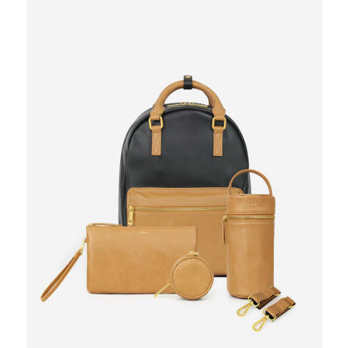 The Diaper Pack Bundle - Black / Tan