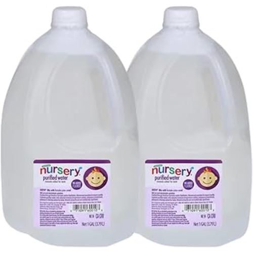 Nursery Purified Non Flouride Purified Water - For Infants - Use for Everyday Drinking - Infant Formula, and Baby Cereal - BPA Free - No Fluoride, Phosphate - Prevent Mineral Overload