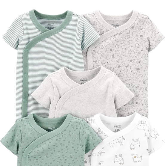 Simple Joys by Carter's unisex-baby 5-pack Side Snap Short-sleeve Bodysuit