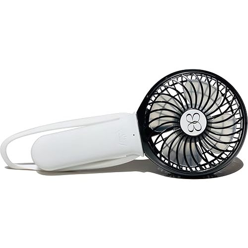 KidCo Buggygear 3 Speed USB Rechargeable Turbo Fan with Power bank and LED Flashlight, Buggy Gear - White/Black