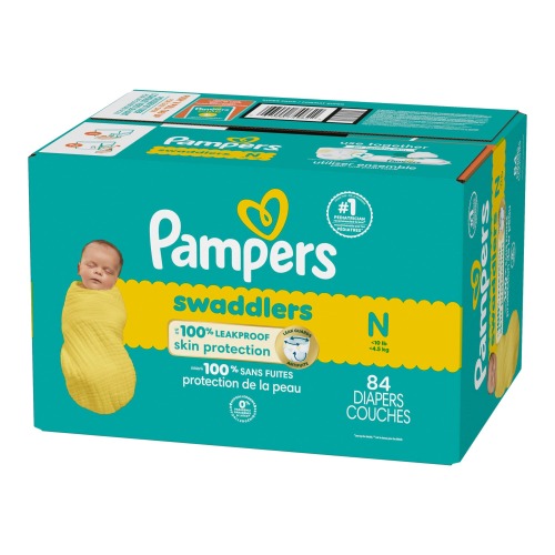 Pampers Swaddler Size 0 Newborn Baby Diapers, 84-pc