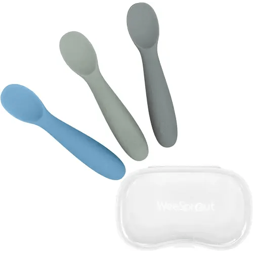 BOLOLO Baby and Toddler Self-Feeding Forks and Spoons set