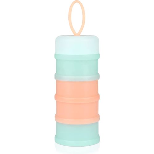 Accmor Baby Formula Dispenser On The Go, Stackable Formula Dispenser for Travel Formula Container to Go, Non-Spill Milk Powder Baby Kids Snack Storage Container, BPA Free