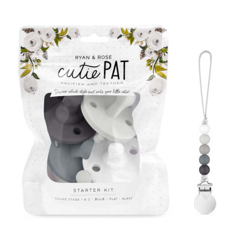 Cutie PAT Kit - Silicone Pacifier & Teether In One