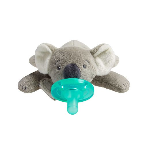Philips AVENT Soothie Snuggle Pacifier Holder with Detachable Pacifier, Koala, 0m+, SCF Soothie Snuggle 0m+ Koala