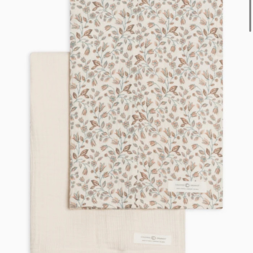 2-Pack Muslin Burp Cloths