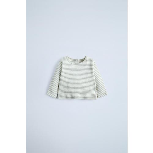 STRIPED T-SHIRT - Greenish | ZARA United States