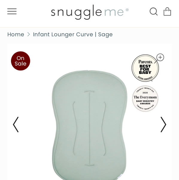 Infant Lounger Curve | Sage