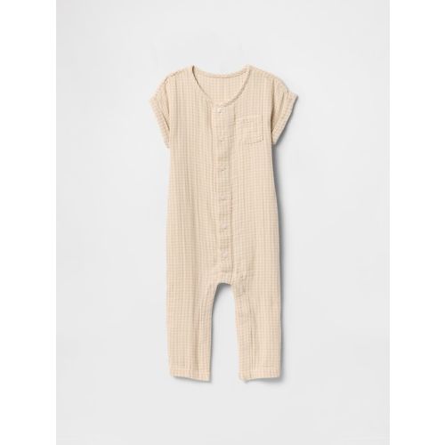 Baby Gauze Pocket One-Piece