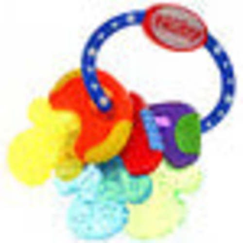 Nuby Icy Bite Ice Gel Teething Key Ring — buybuy BABY in Blue