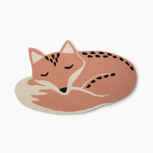 Delta Children Hand-Tufted Wool Animal Rug - Fox