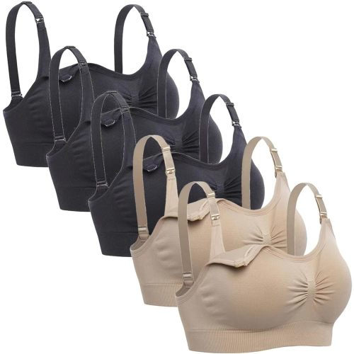 Lataly Womens Sleeping Nursing Bra Wirefree Breastfeeding Maternity Bralette at Amazon Women’s Clothing store