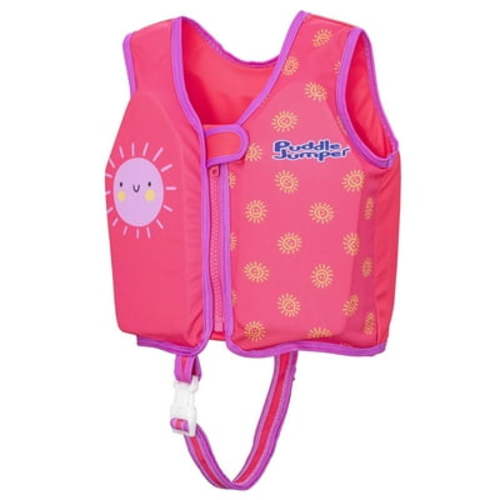 Puddle Jumper AquaStar Fabric Toddler Swim Vest, Up to 40lbs (18kg) Weight Capacity