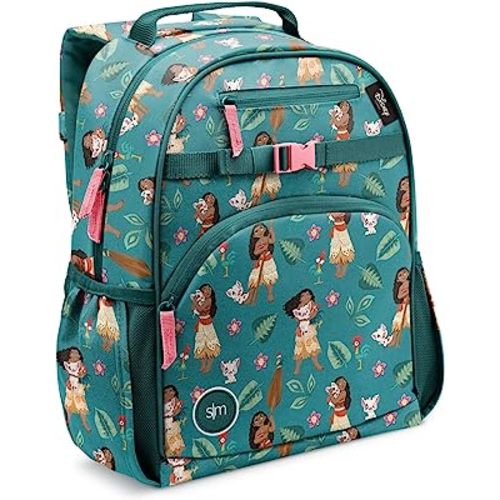 Simple Modern Medium Disney Toddler Backpack for School Girls and Boys | Kindergarten Elementary Kids Backpack | Fletcher Collection | Kids - 15" tall | Moana's Village