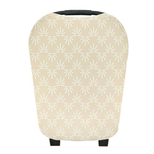 Copper Pearl Multi-Use Cover: Car Seat Covers, Nursing Cover, and Stroller Cover for Sun - Stretchy Fabric, All-Season Use, Stylish Designs, Easy Access for Moms - Sol