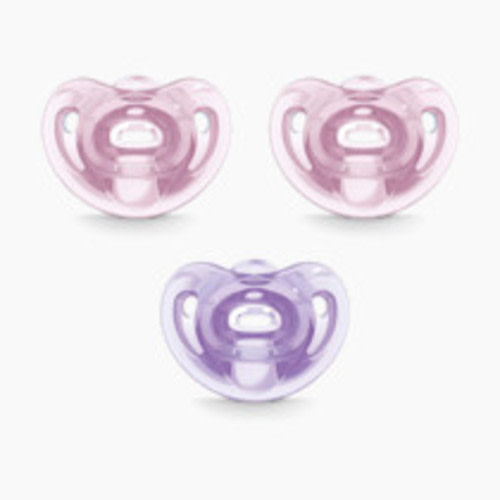 NUK Comfy Orthodontic Pacifiers, 0-6 Months, 3 count (Pack of 1)
