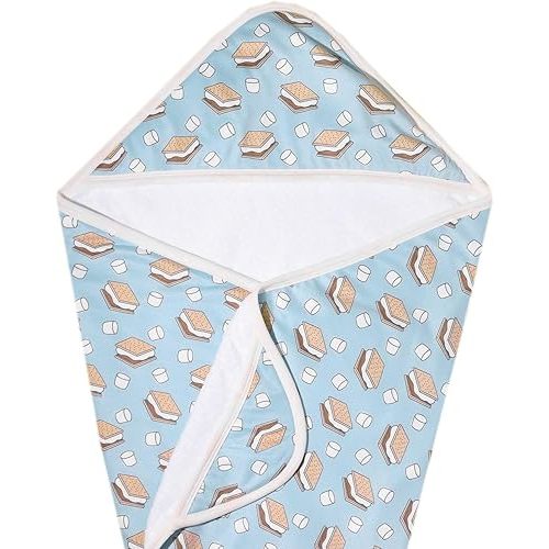 Copper Pearl Hooded Bath Towels Premium Knit/Terry Cloth Baby Towels with Hood, Pockets, and Cool Designs - Great to Gift and Make Bath Time Fun - Baby Bath Towel, S'Mores