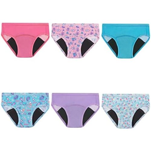 Hanes Girls' Hanes Toddler Girls' Potty Trainer Briefs, 6-Pack