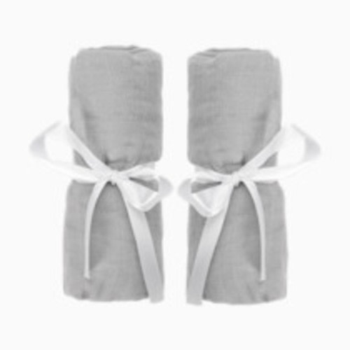 Newton Baby Bassinet Extra Sheet 2-Pack - Grey, 2
