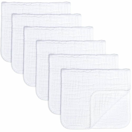 Muslin Burp Cloths for Babies by Comfy Cubs