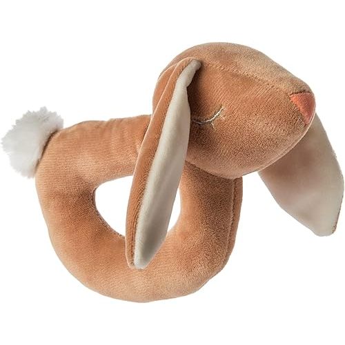 Mary Meyer Baby Rattle Leika Infant Soft Toys, 6-Inches, Little Bunny