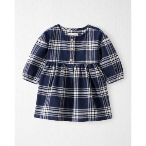Baby Girl Organic Cotton Flannel Dress - Little Planet | Carter's