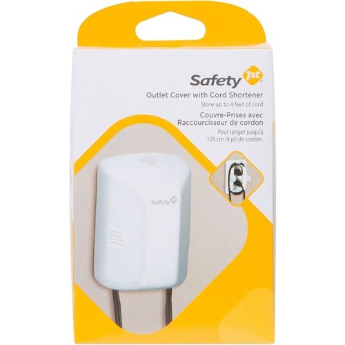 Safety 1st Outlet Cover with Cord Shortener for Baby Proofing