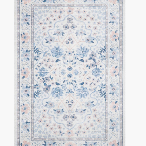 Palais Meadow Printed Rug - Snow – Rifle Paper Co