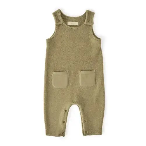 Teddy Fleece Overall (Moss)