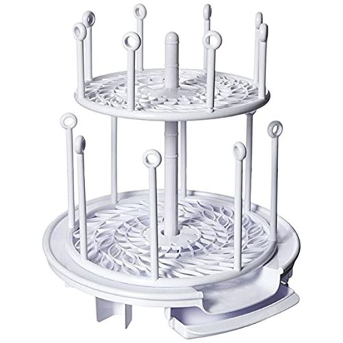The First Years Spin Stack Drying Rack - Gray
