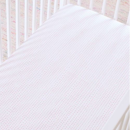 Falling Dot Crib Fitted Sheet