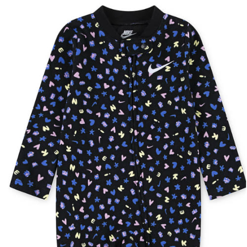 Nike® Baby Girls Essentials All Over Icon Print Coverall | Belk