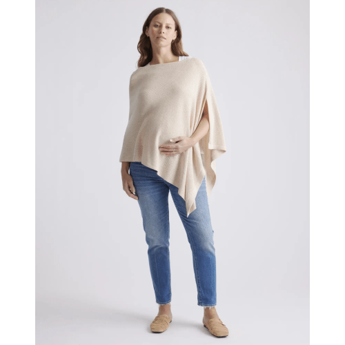 Lightweight Cotton Cashmere Nursing Shawl