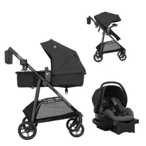 Travel System with LiteMax Infant Car Seat - Black