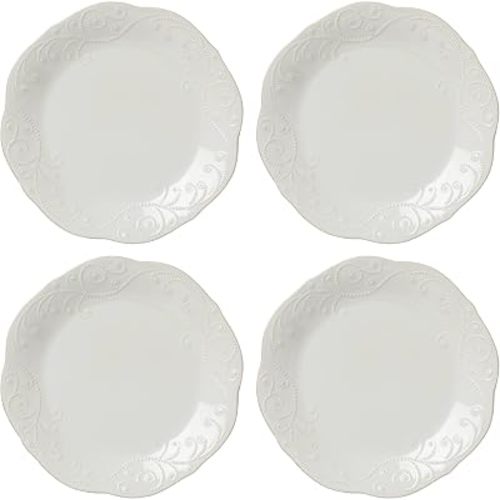 Lenox 891288 French Perle 4-Piece Dinner Plate Set