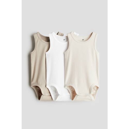 3-PACK SLEEVELESS BODYSUITS
