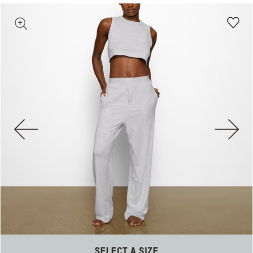 BOYFRIEND LOOSE PANT | LIGHT HEATHER GREY
