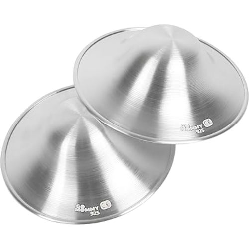 The Original Silver Nursing Cups, Nipple Shields for Nursing Newborn, Nipple Protector for Breastfeeding, Nipple Covers Breastfeeding, No Need Nipple Cream, Newborn Essentials Must Haves