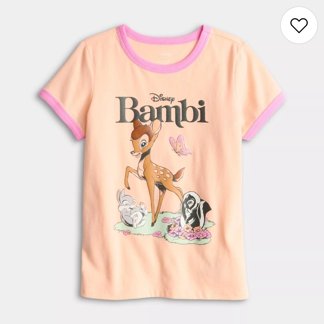 Baby & Toddler Girl Jumping Beans® Disney's Bambi Ringer Graphic Tee