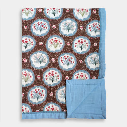 Monica in English Brown Quilt | Lulie Wallace