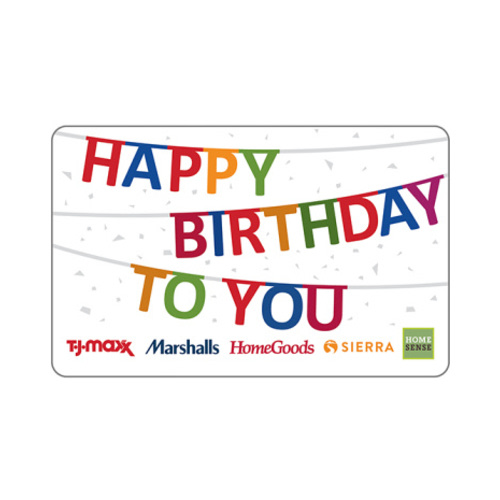 Marshall’s / T.J.Maxx Gift Card