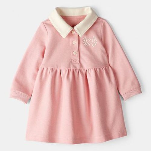 Baby Girl Carter's Polo Collared Cotton Dress