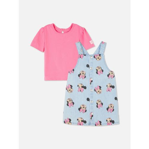 Disney's Minnie Mouse T-Shirt and Pinafore Dress Set