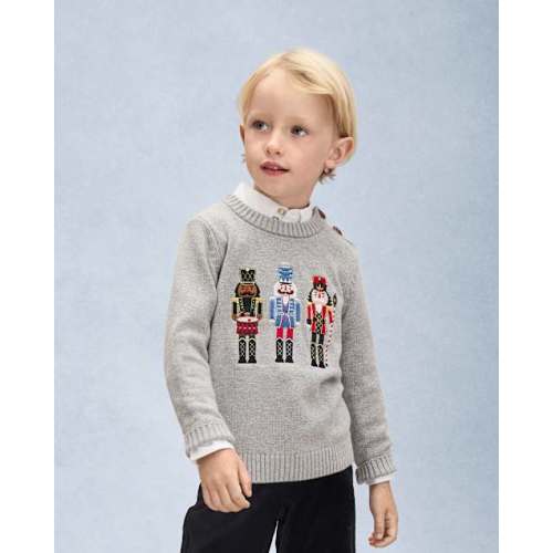 Boys Embroidered Nutcracker Sweater - New York City Ballet by GYMBOREE - Gray